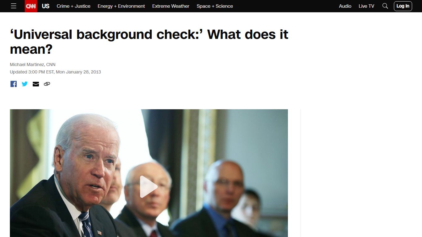 'Universal background check:' What does it mean? | CNN